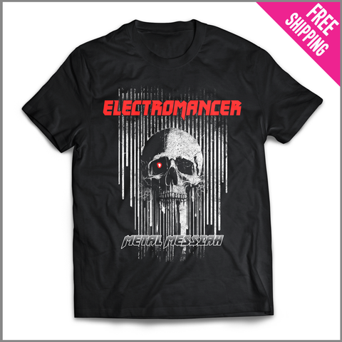 ELECTROMANCER - "METAL MESSIAH" T-Shirt "Renegade" (FREE SHIPPING)