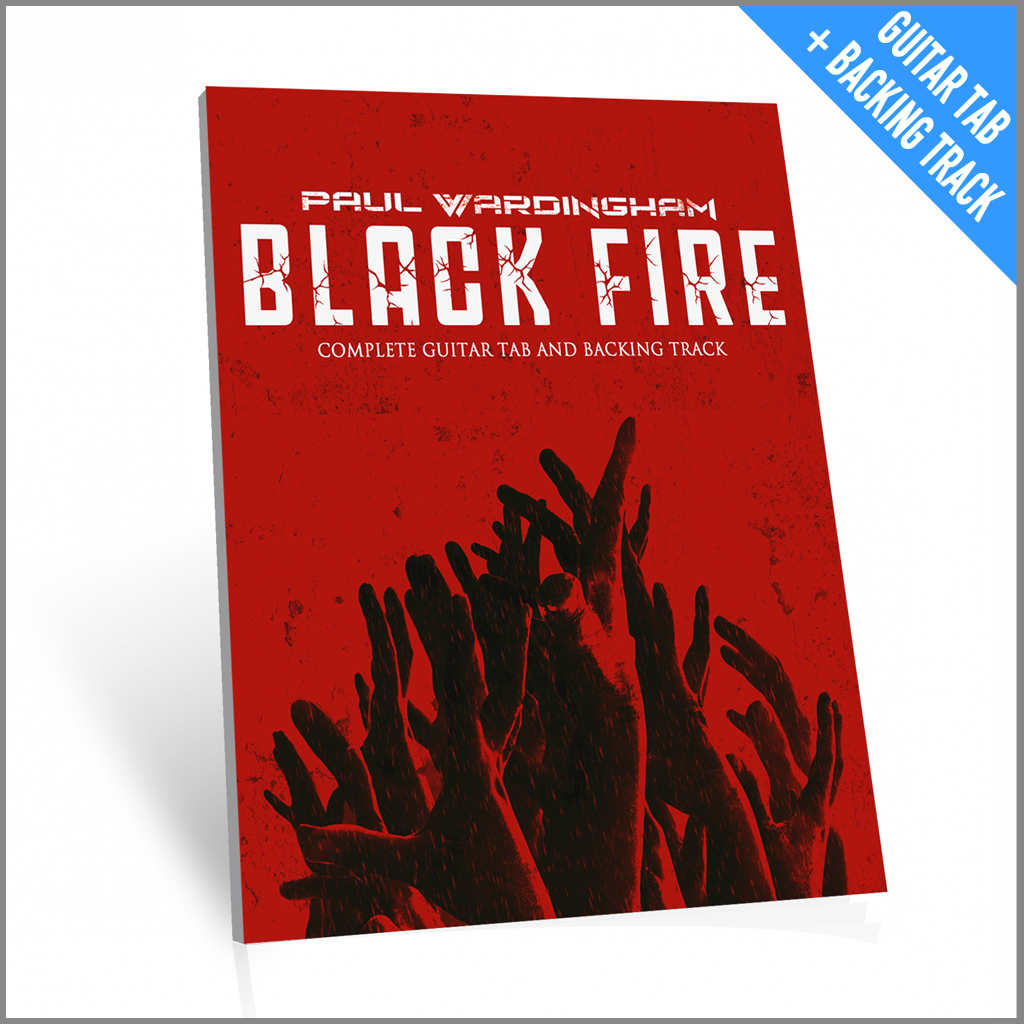 Guitar Tab - Black Fire (with Backing Track)