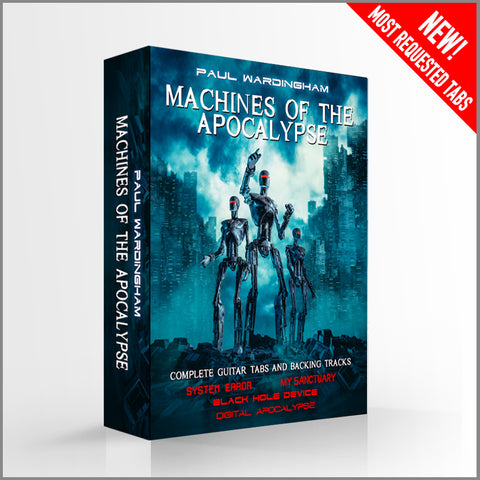 MACHINES OF THE APOCALYPSE - Tab 4 Pack + Backing Tracks
